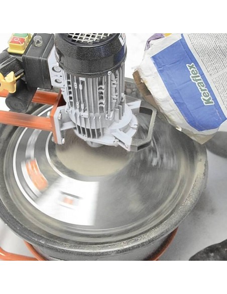 Miscelatore colla malta con frusta e secchio 230v 65lt Battipav mixer 50 super