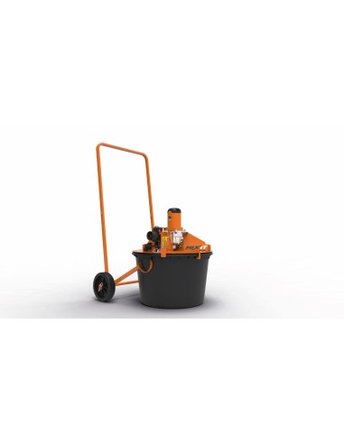 Miscelatore per colla malta con frusta e secchio 230V 65 lt Battipav mixit