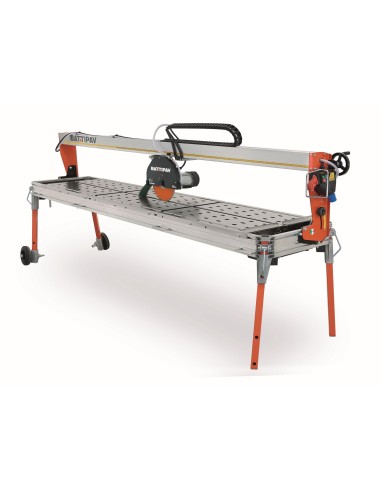Segatrice a ponte per marmo 230v 1500x85mm lama 300mm battipav supreme 150s
