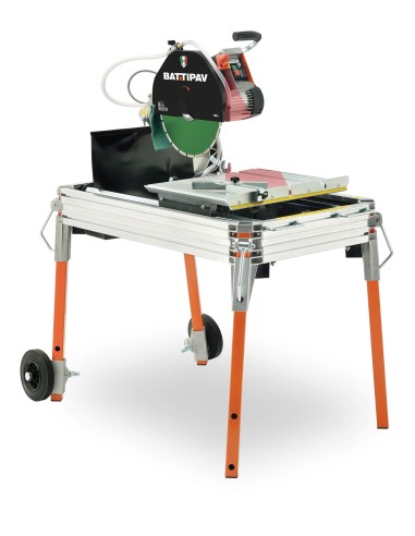 1 - Machine de decoupe de pierre eau humide 80x11cm lame 350mm Battipav elite 80s