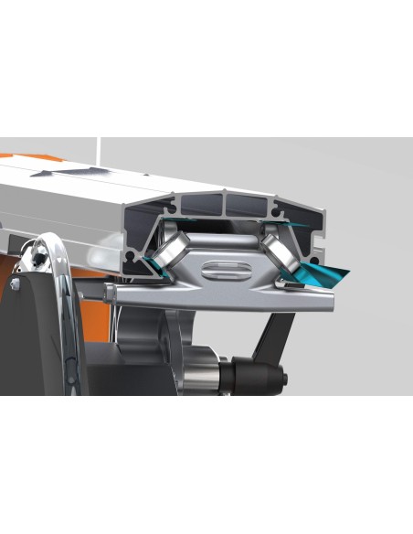 Segatrice a ponte per pietra 230v 1500x110mm lama 350mm Battipav prime 150s