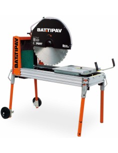 1 - Machine de decoupe de pierre eau 400v 55x27cm lame 700mm Battipav expert 700