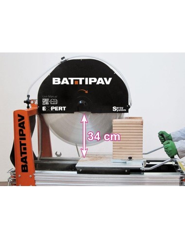 Macchina tagliapietre acqua 230v taglio 55x27cm lama 700mm Battipav expert 700