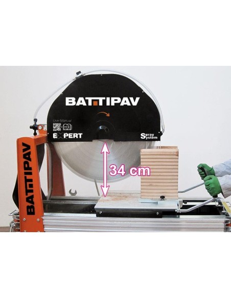 4 - Machine de decoupe de pierre eau 230v 55x27cm lame 700mm Battipav expert 700