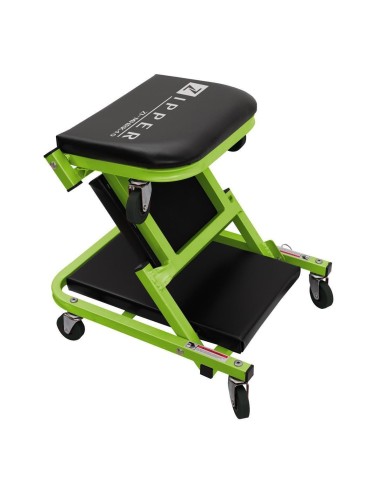 3 - Chariot de visite et tabouret mecanicien d'atelier 2 in 1 Zipper mhrk40