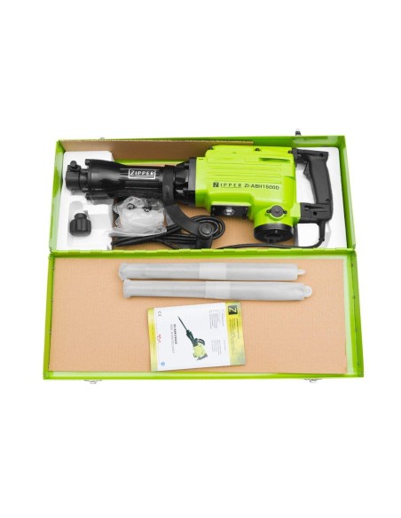 2 - Marteau de démolition piqueur 1500w Zipper zi-abh1500d