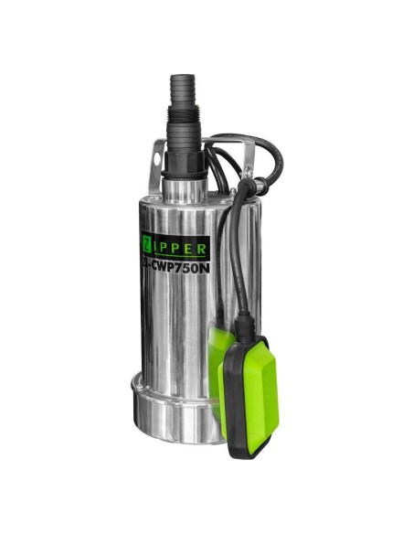 Pompe submersible a eau claire aspiration a plat 750w Zipper zi-cwp750n