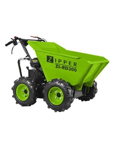 Motocarriola a ruote 4x4 a benzina 196cc 300kg Zipper zi-rd300