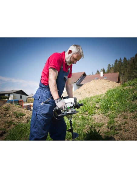 Trivella mototrivella a scoppio 51,7cc con eliche 100 150 200 mm Zipper zi-elb70