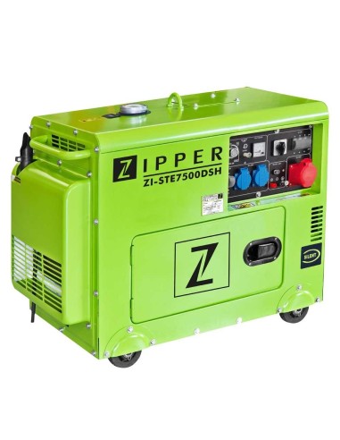 1 - Groupe electrogene generateur diesel 5000w 418cc Zipper zi-ste7500dsh