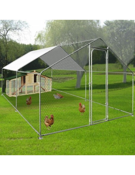 3 - Enclos extérieur pour animaux 3x4x2,5m Zipper zi-cr342