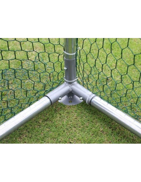 4 - Enclos extérieur pour animaux 3x4x2,5m Zipper zi-cr342