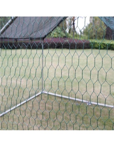 Pollaio in acciaio zincato da esterno 3x6x2,5m Zipper zi-cr362