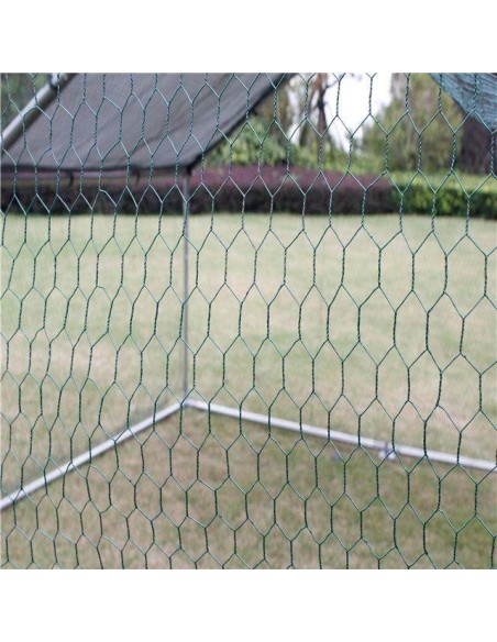 Pollaio in acciaio zincato da esterno 3x6x2,5m Zipper zi-cr362