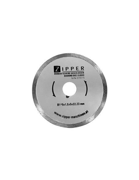 1 - Disque de diamant 115 mm pour ceramique 115 mm Zipper fs115ds