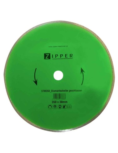 1 - Disque de diamant 350x30 mm pour ceramique Zipper stm350dsg