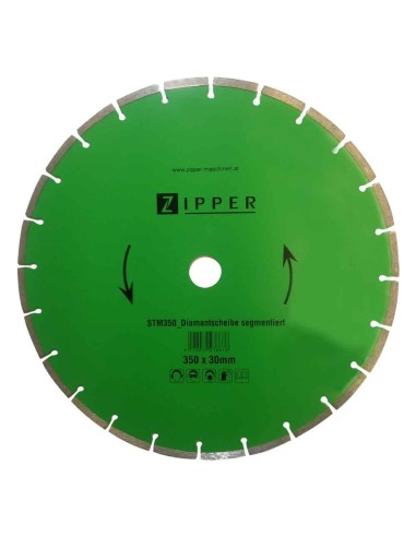 1 - Disque de diamant 350x30 mm pour ceramique Zipper stm350dss