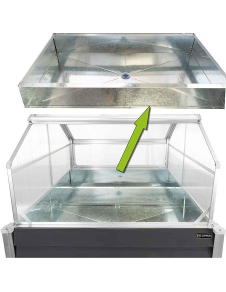 5 - Serre de balcon tole d'acier 0,25 mm Zipper zi-bgwh169