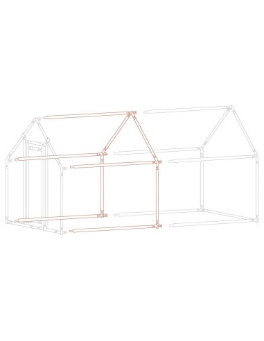 1 - Extension de l‘enclos pour animaux domestiques 2m Zipper zi-cr-2m