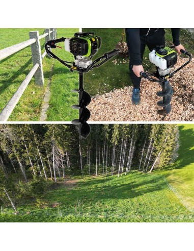 Tariere a essence avec 3 tarieres Zipper zi-elb380