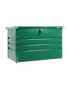 1 - Conteneur boite de jardin en metal vert 100x61x62 cm Zipper zi-gab100gr