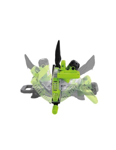 4 - Scie à onglets bois plastique aluminium acier 1700W 120mm Zipper zi-kgs210ds