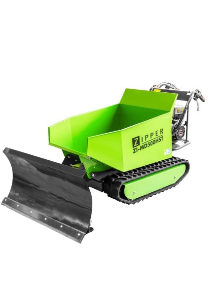 1 - Brouette dumper a chenilles moteur 302cc 500 kg Zipper zi-md500hst