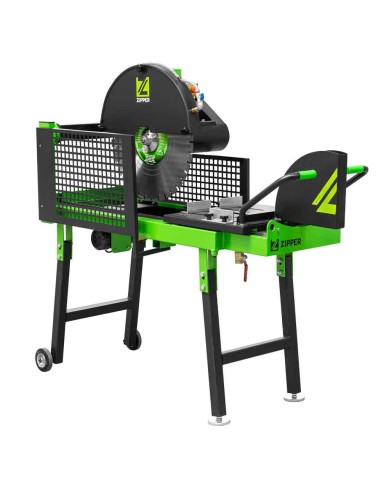 1 - Coupe carrelage pietement pliant electrique 4000 W scie 600 mm Zipper zi-zsm600