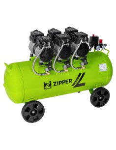 1 - Compresseur d'air silencieux 90 lt 8 bar Zipper zi-com90si