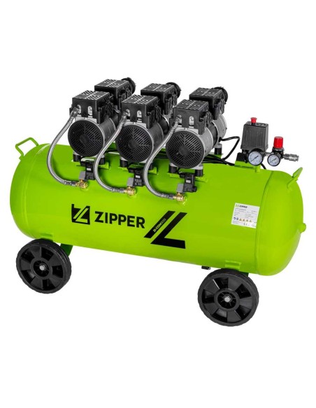 Compressore aria silenziato 90 lt 8 bar Zipper zi-com90si