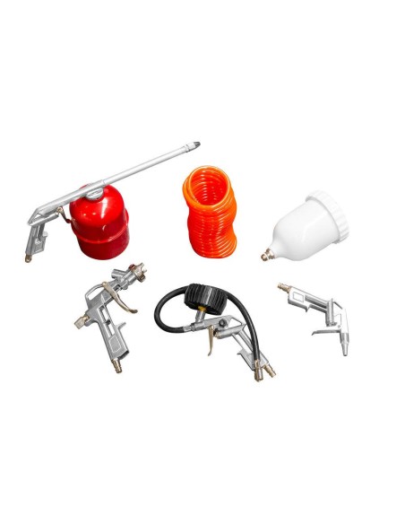 5 - Compresseur d'air huile lubrifie avec accessoires 50lt Zipper zi-com50-2v510e