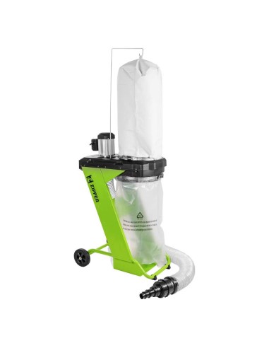 Aspiratore trucioli sacco aspiratrucioli carrellato Zipper zi-asa550b