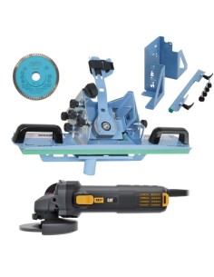 MACHINE CHANFREINAGE SIGMA JOLLY EDGE 37A3D + 37C + MEULEUSE D'ANGLE CAT DX37