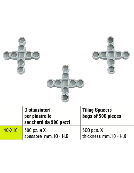 1 - Entretoise de carrelage x Sigma 40-x10 500 pižêces žëpaisseur mm 1 - h.4