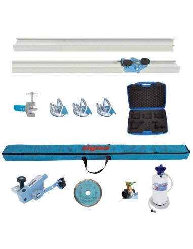 1 - Coupe carreaux Sigma 8ae2 kera cut 332 cm + keraflex ext 38f11d + waterkit