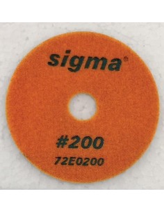 MEULE DIAMANTÉE SIGMA 72E0200 GRAIN 200 AVEC VELCRO ø 100 POUR FINISSAGE