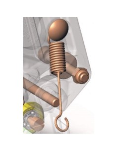 1 - Ressort de traction 10652 pour poignžëe pour coupe carreaux Sigma 3 sžërie max