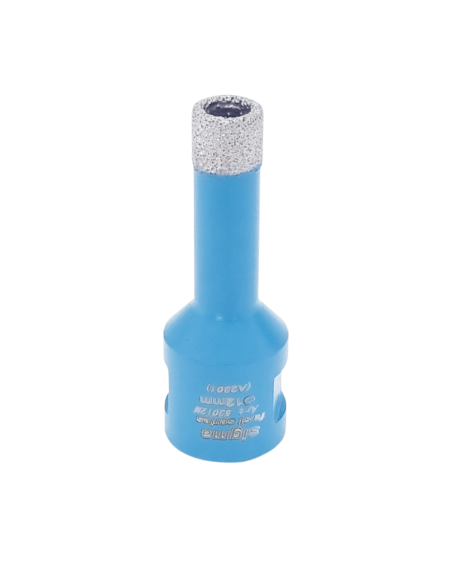 Fresa diamantata d 12 mm per foratura a secco o acqua SIGMA 53012m