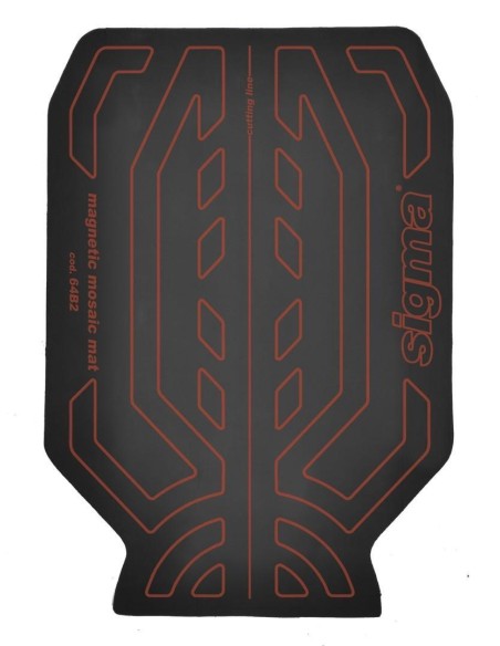 Coupe carrelage SIGMA 4fn cm 155 gravure par poussee + tapis pour mosaique 64b2