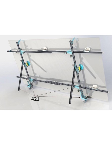 Elevateur complet 1A6 SIGMA Kera-Lift 340X160 CM + kit chariot 421