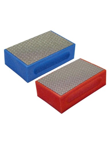 1 - KIT 2 TAMPONS DIAMANTÉS DEGROSSIR ET RAGRÉER MARBRE VERRE CERAMIC MONTOLIT DT262