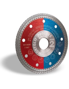 DISQUE DE DIAMANT 125 MM POUR GRŽêS VITRIFIŽë ET CŽëRAMIQUE COMPACTE MONTOLIT CERMONT CG125