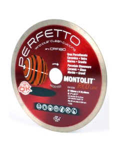 1 - DISQUE DE DIAMANT 230 MM POUR GRŽêS EMAILLŽë ET DELICAT VERRE MARBRE GRANITE MONTOLIT CERMONT CPF230