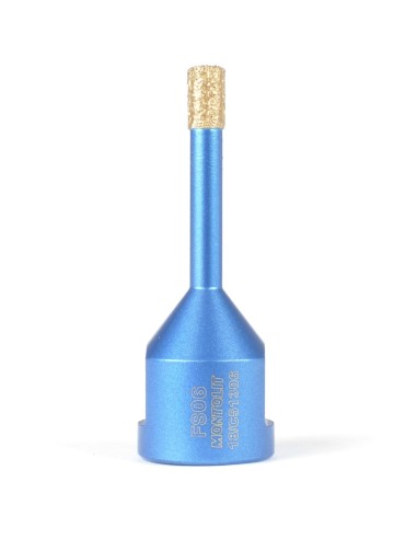 1 - FRAISE DIAMANTŽëE POUR PERŽçAGE A SEC ET EAU Žÿ 6 MONTOLIT MONDRILLO FS6