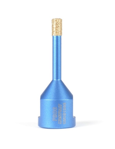 1 - FRAISE DIAMANTŽëE POUR PERŽçAGE A SEC ET EAU Žÿ 6 MONTOLIT MONDRILLO FS6