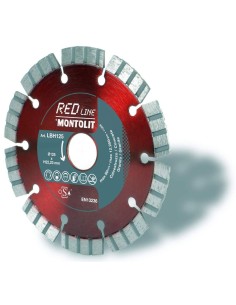 1 - DISQUE DE DIAMANT 125 MM POUR BŽëTON GRANIT PORPHYRE PIERRE DURE MONTOLIT LASERMONT LBH125