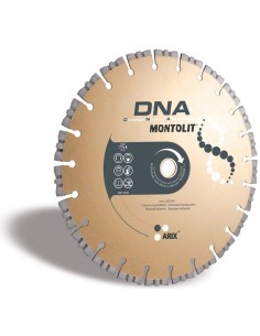 1 - DISQUE DE DIAMANT 350 MM POUR BŽëTON BATIMENT MATERIAUX ABRASIFS GRANIT MONTOLIT DNA LXR350