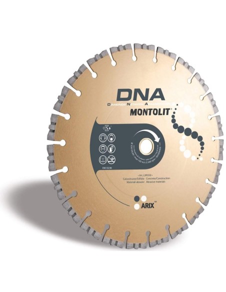 1 - DISQUE DE DIAMANT 400 MM POUR BŽëTON BATIMENT MATERIAUX ABRASIFS GRANIT MONTOLIT DNA LXR400