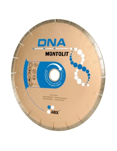 1 - DISQUE DE DIAMANT 230 MM POUR GRŽêS VITRIFIŽë CŽëRAMIQUE GRANIT MONTOLIT DNA SCX230