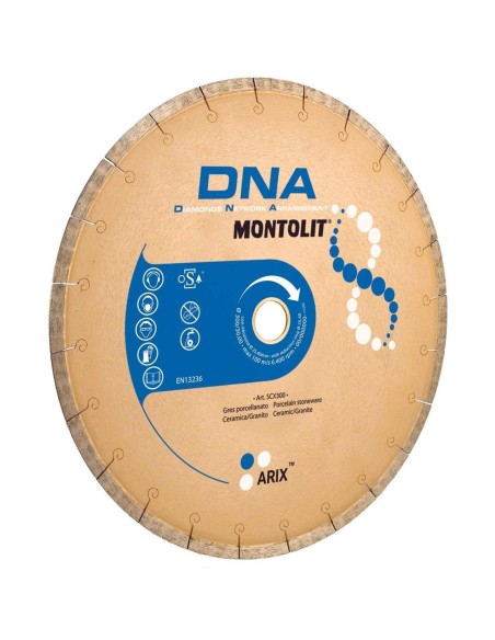 DISQUE DE DIAMANT 300 MM POUR GRŽêS VITRIFIŽë CŽëRAMIQUE GRANIT MONTOLIT DNA SCX300